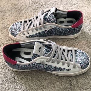 P448 glitter sneakers
